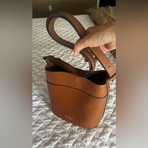 Kate Spade New York Women's Leila Pebbled Leather Small Bucket Bag